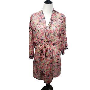 Murano Sleepwear Women's size Small Floral Robe - Gently Used